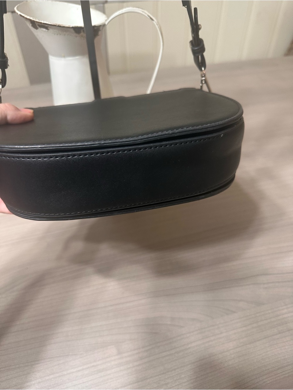 True Religion Black Crossbody Bag with Gold Hardware - Picture 9 of 12